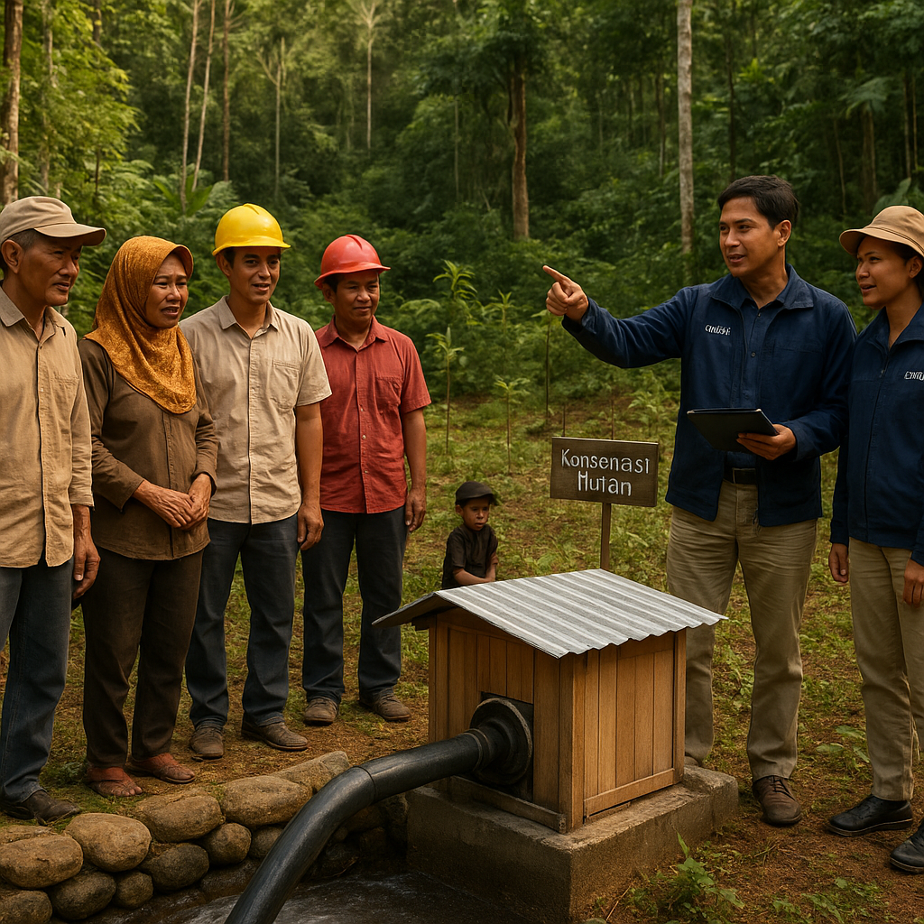 PLTMH berbasis masyarakat BRIN: solusi energi bersih sekaligus menjaga kelestarian hutan