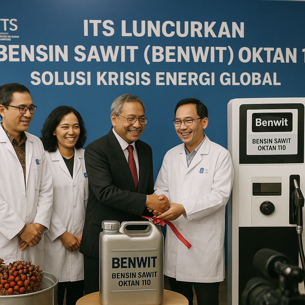ITS Luncurkan Bensin Sawit Oktan 110 sebagai Solusi Krisis Energi Global