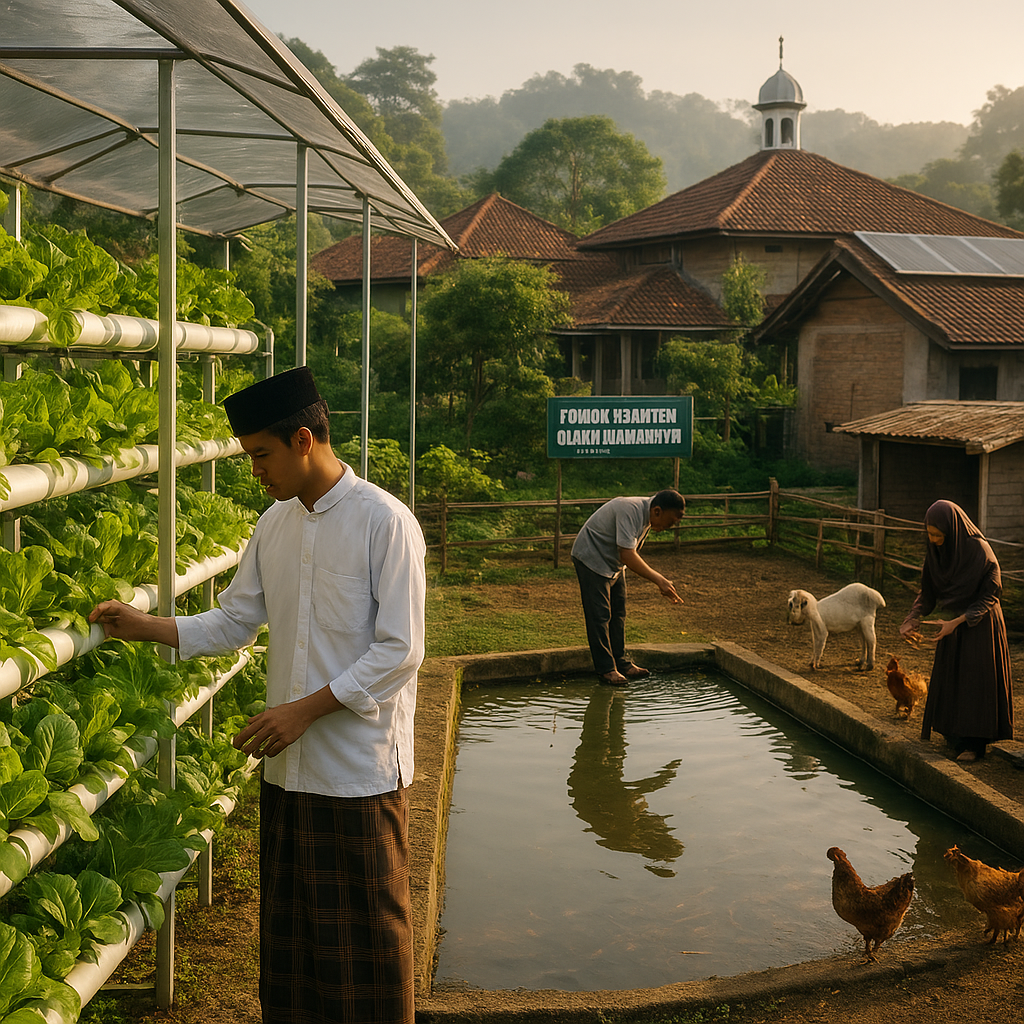 Inovasi '4 in 1' di Pesantren Bogor: Integrasi Pertanian, Sampah, dan Energi Terbarukan