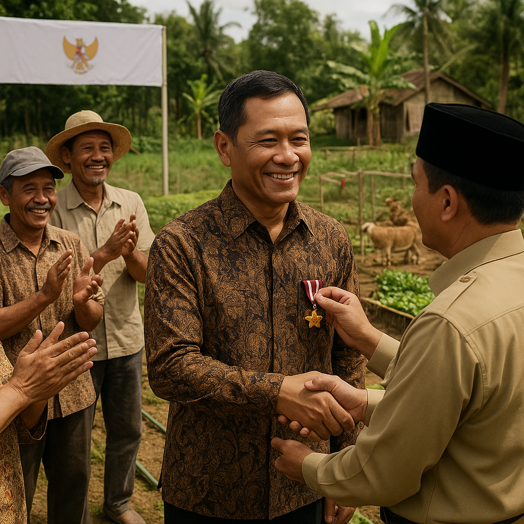 Insinyur ITB Raih Bintang Jasa atas Inovasi Pertanian Zero Waste yang Tingkatkan Pendapatan Petani