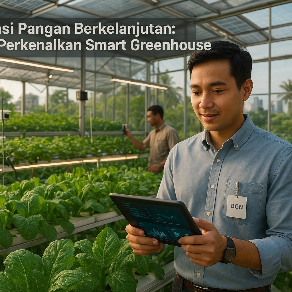 Inovasi Pangan Berkelanjutan, BGN Perkenalkan Smart Greenhouse sebagai Model Pertanian Masa Depan