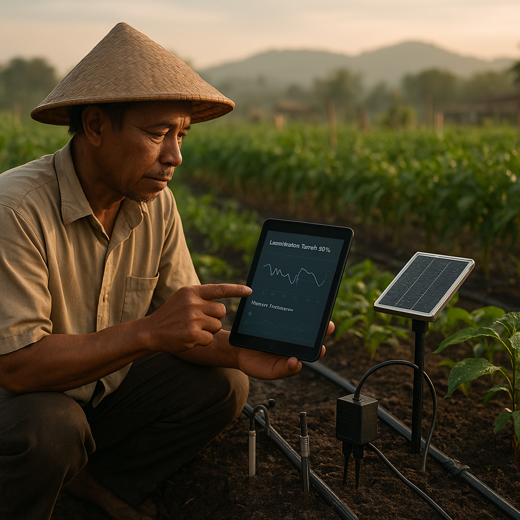 Petani di Boyolali Terapkan Smart Farming dengan Sensor IoT untuk Optimasi Irigasi dan Pupuk