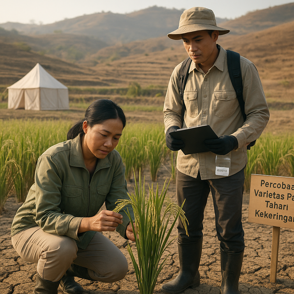 LIPI Kembangkan Varietas Padi Tahan Kekeringan untuk Antisipasi Perubahan Iklim