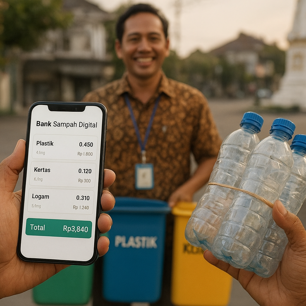 Inisiatif 'Bank Sampah Digital' di Yogyakarta Permudah Daur Ulang dan Tingkatkan Nilai Ekonomi