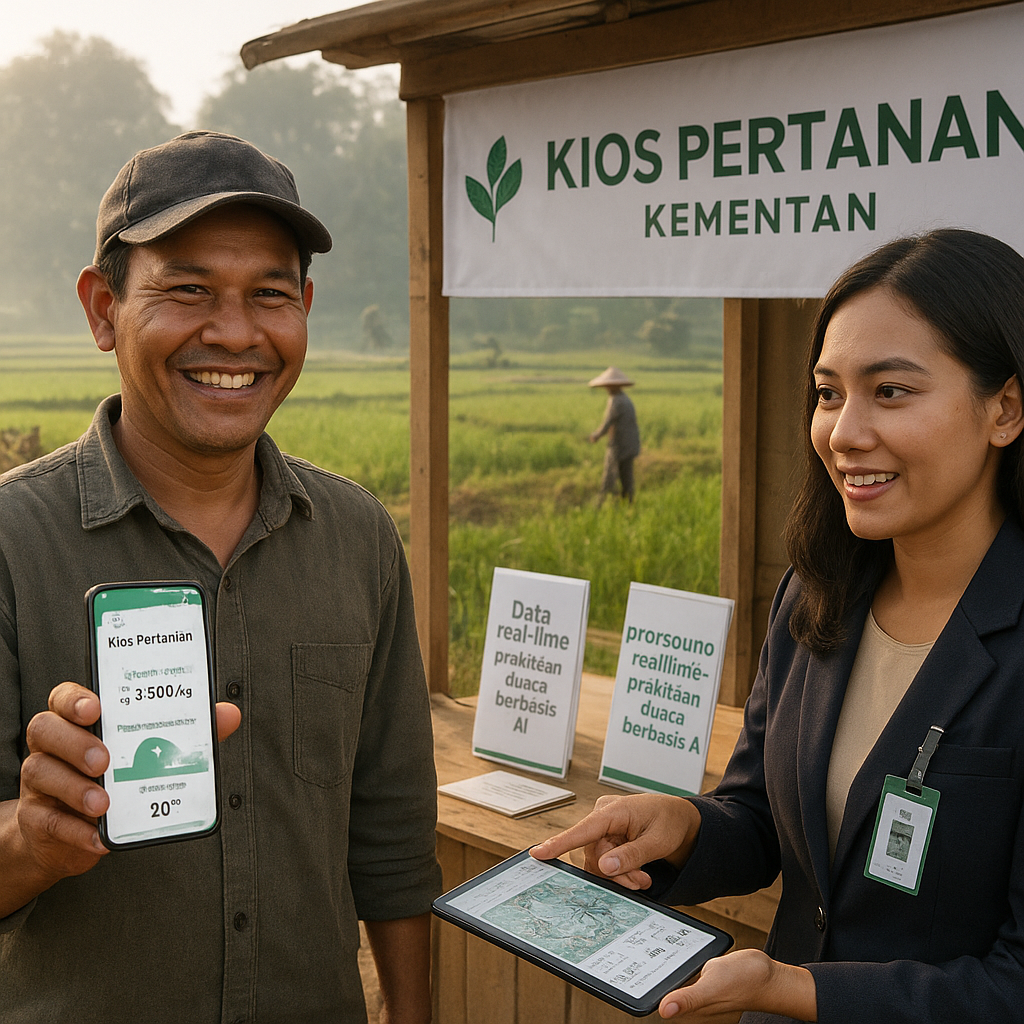Platform Digital 'Kios Pertanian' oleh Kementan: Akses Informasi Real-time untuk Petani