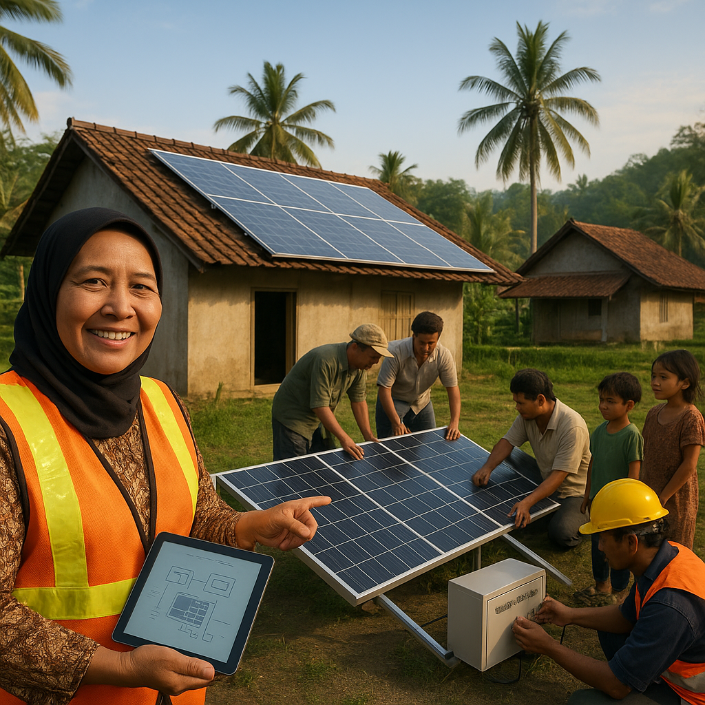 Koperasi Energi Desa: Model Swadaya Masyarakat untuk Akses Listrik dari Solar Panel