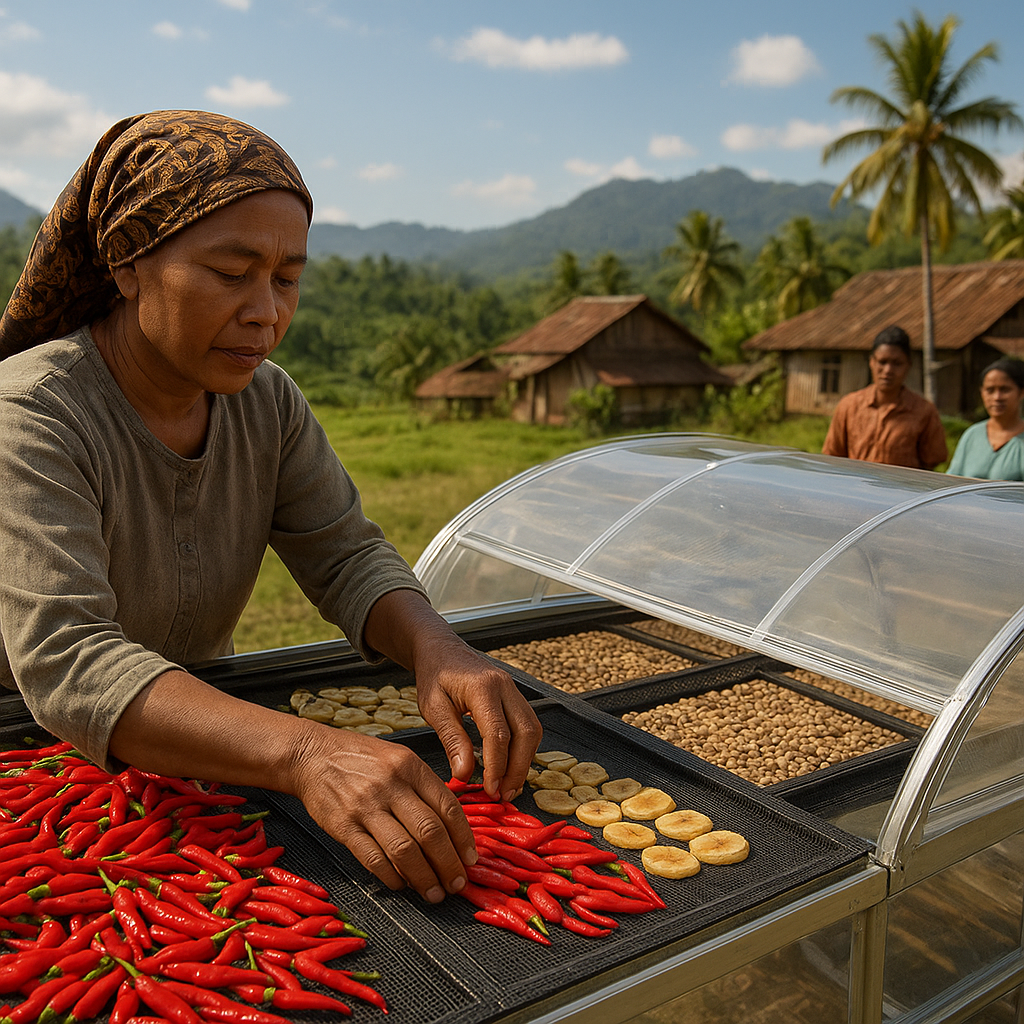 Teknologi Solar Dryer untuk Pengawetan Hasil Panen di Desa Terpencil