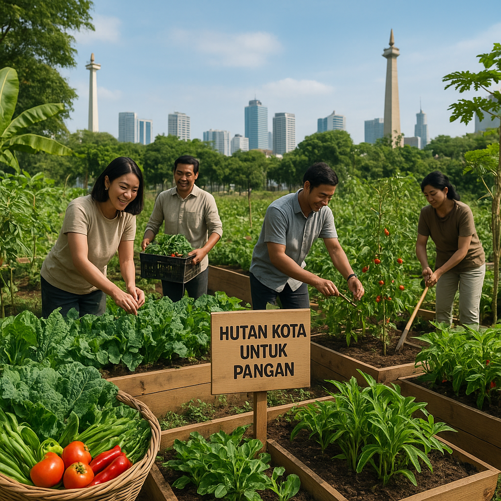 Program 'Hutan Kota untuk Pangan' di Jakarta dan Surabaya