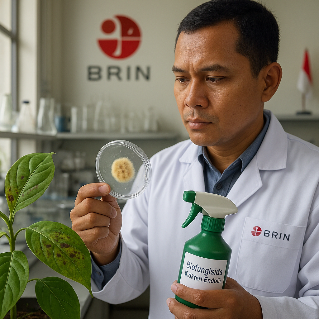 Peneliti BRIN Kembangkan Biofungisida dari Bakteri Endofit untuk Kendalikan Penyakit Tanaman