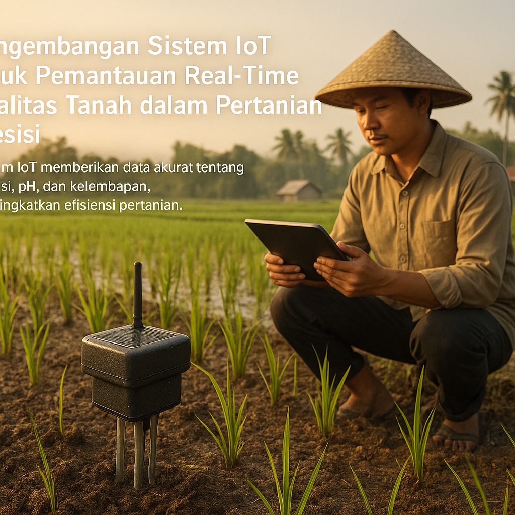 Pengembangan Sistem IoT untuk Pemantauan Real-Time Kualitas Tanah dalam Pertanian Presisi