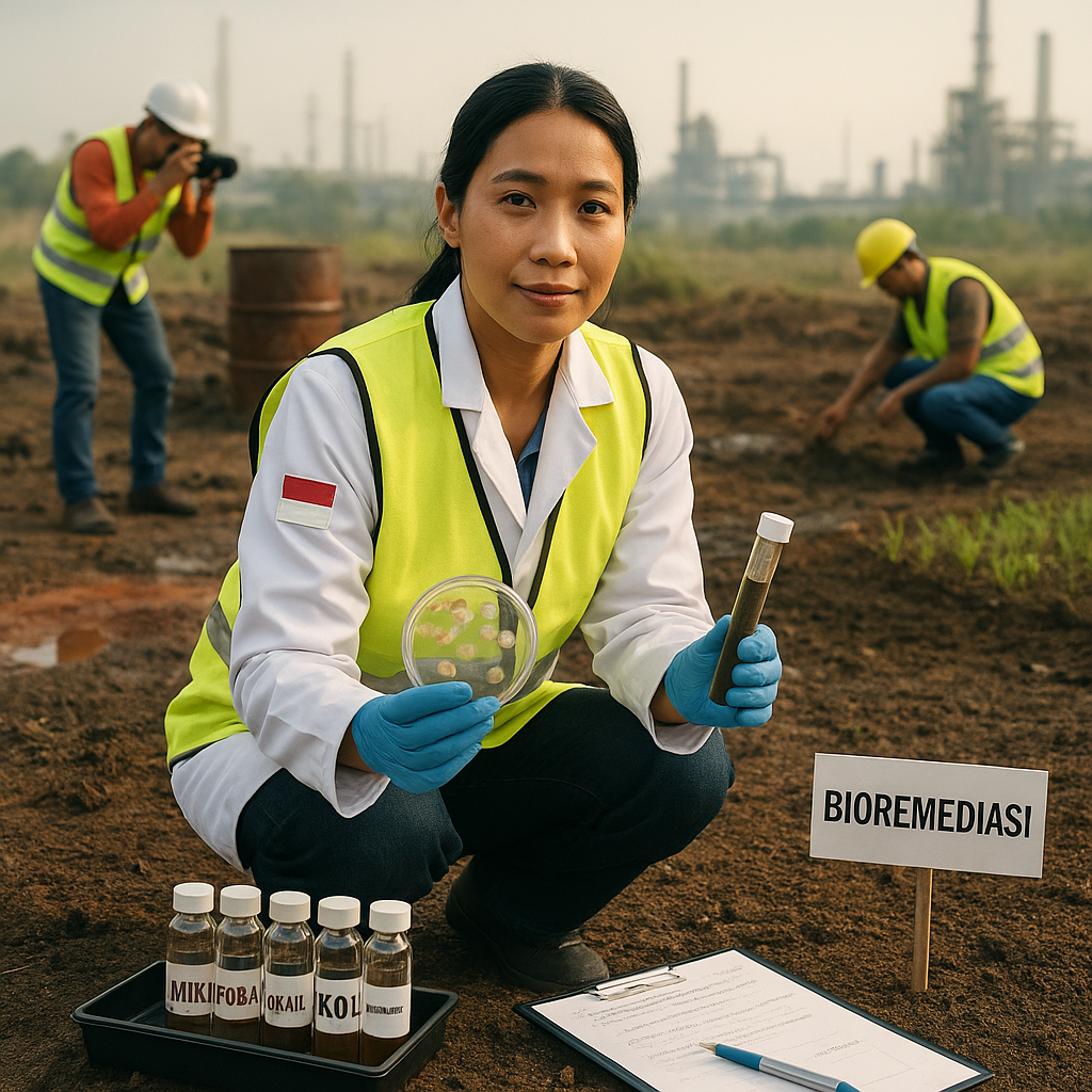 Inovasi Bioremediasi Menggunakan Mikroba Lokal untuk Pemulihan Tanah Terkontaminasi Limbah Industri