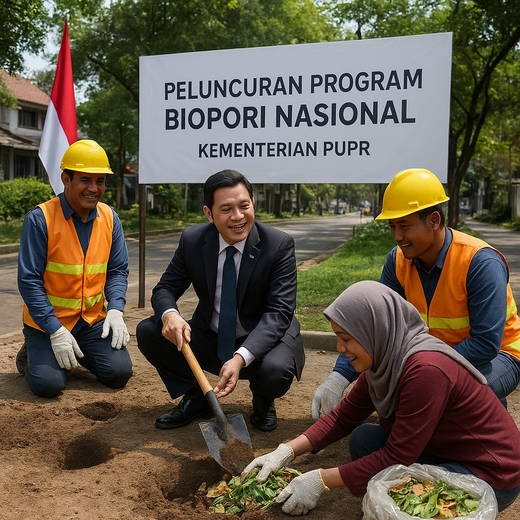 Kementerian PUPR Luncurkan Program "Biopori" Nasional untuk Atasi Banjir dan Krisis Air
