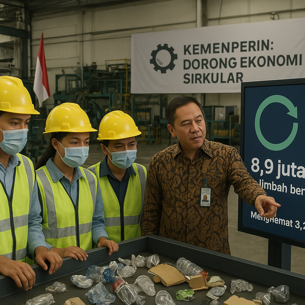 Kemenperin Dorong Industri Manufaktur Terapkan Ekonomi Sirkular Kurangi 8,9 Juta Ton Limbah