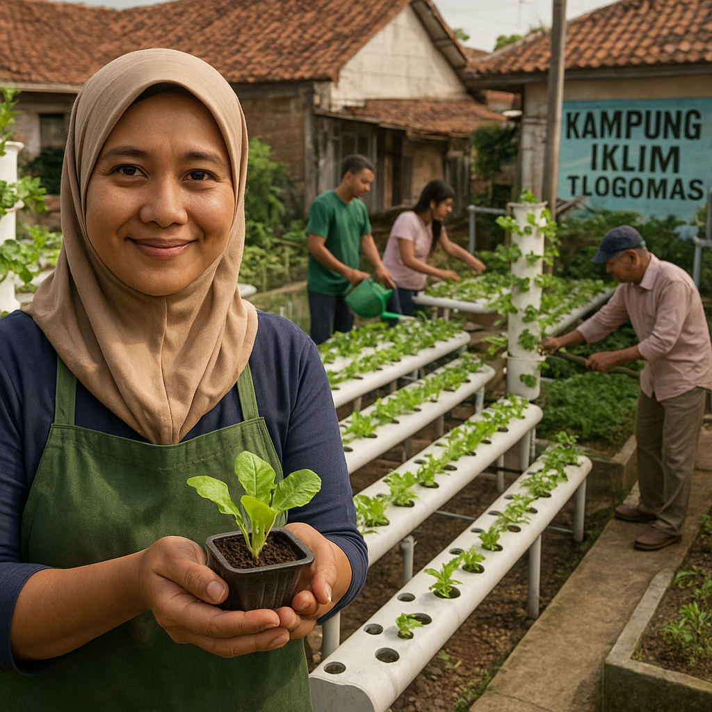 Kampung Iklim Tlogomas: Model Urban Farming dan Konservasi Air Perkotaan di Malang