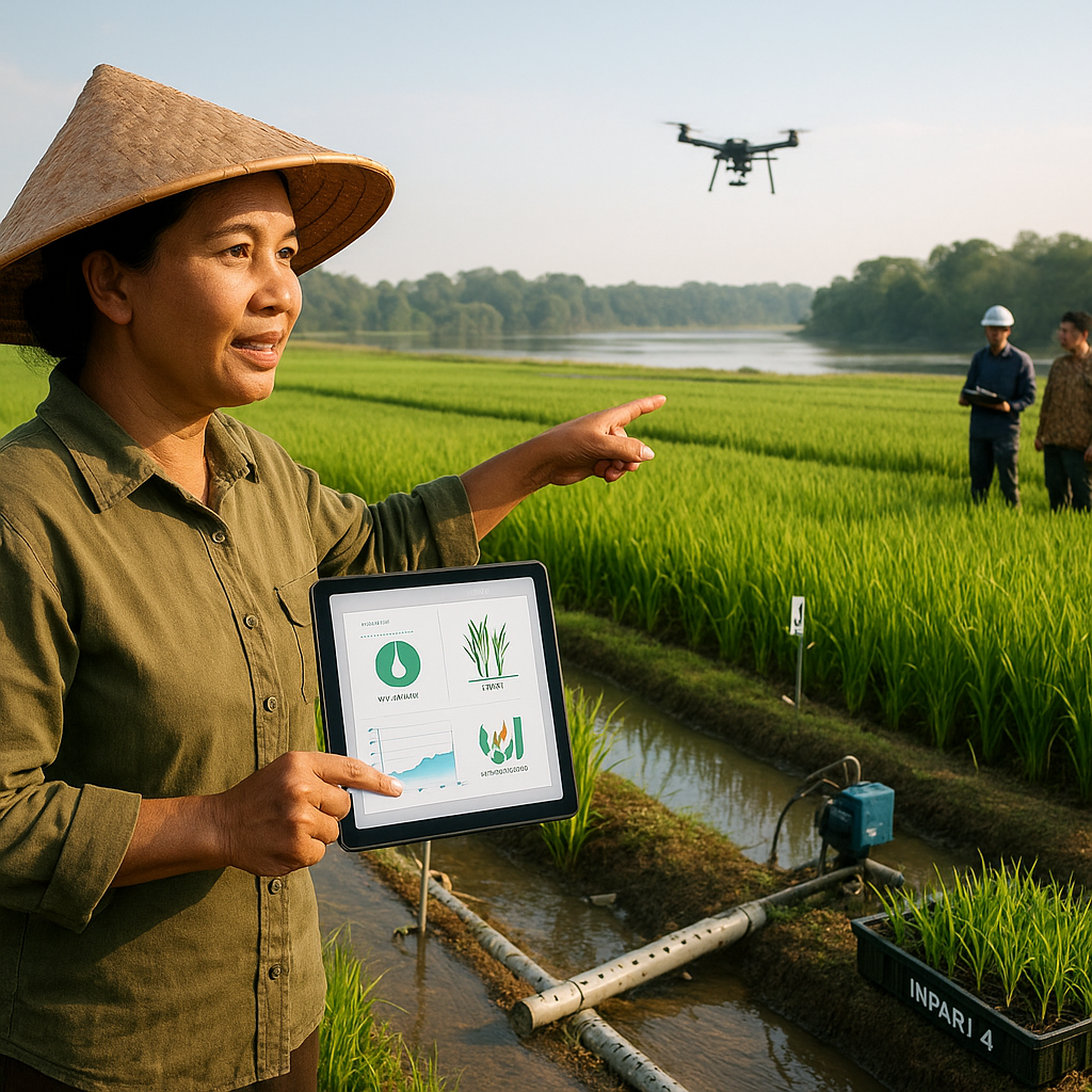 Kawasan Food Estate Kapuas Jadi Percontohan Pertanian Cerdas Iklim
