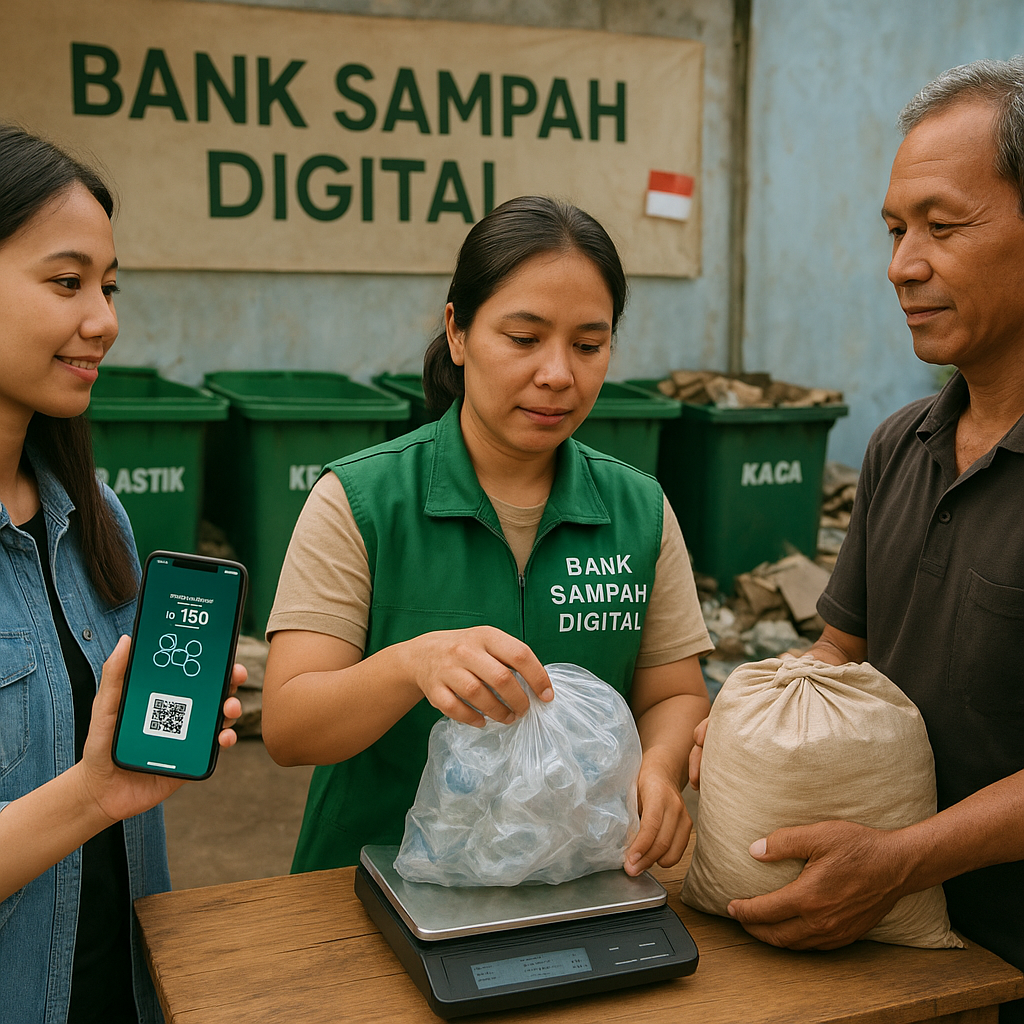 Startup Indonesia Rintis 'Bank Sampah Digital' dengan Tokenisasi Limbah