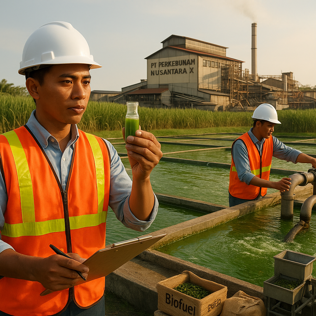 Mikroalga Penyerap Emisi: Limbah Pabrik Gula Disulap Jadi Biofuel dan Pakan