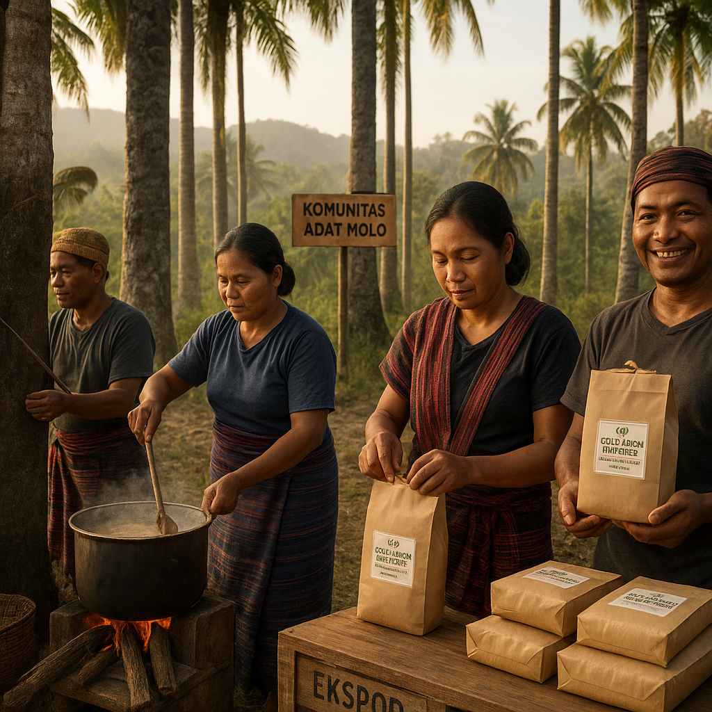 Gula Aren Organik Bersertifikat Ekspor: Inisiatif Masyarakat Adat Molo untuk Ekonomi Hijau