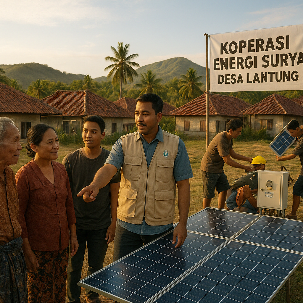 Koperasi Energi Surya: Model Gotong Royong Warga untuk Akses Listrik Bersih dan Terjangkau