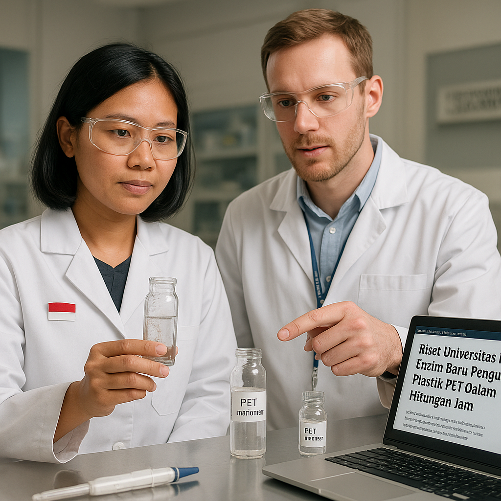 Riset Universitas Cambridge: Enzim Baru Pengurai Plastik PET dalam Hitungan Jam