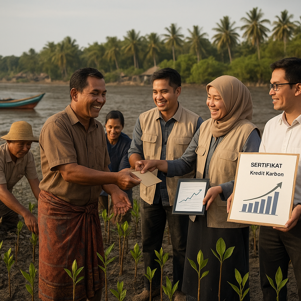 Program Mangrove Blue Carbon Indonesia Raih Pengakuan dan Pendanaan Internasional
