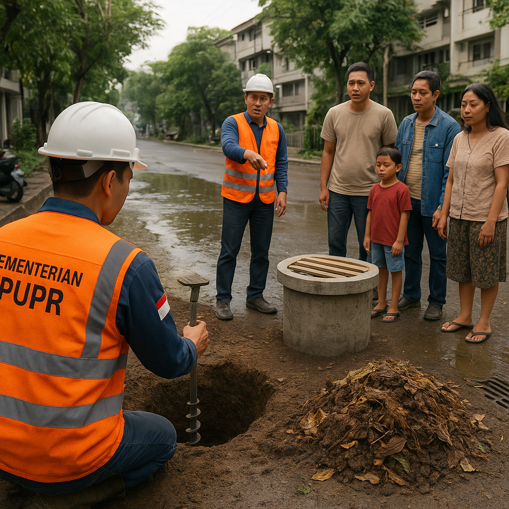 Kementerian PUPR Terapkan Teknologi Biopori dan Sumur Resapan untuk Tangani Banjir Perkotaan