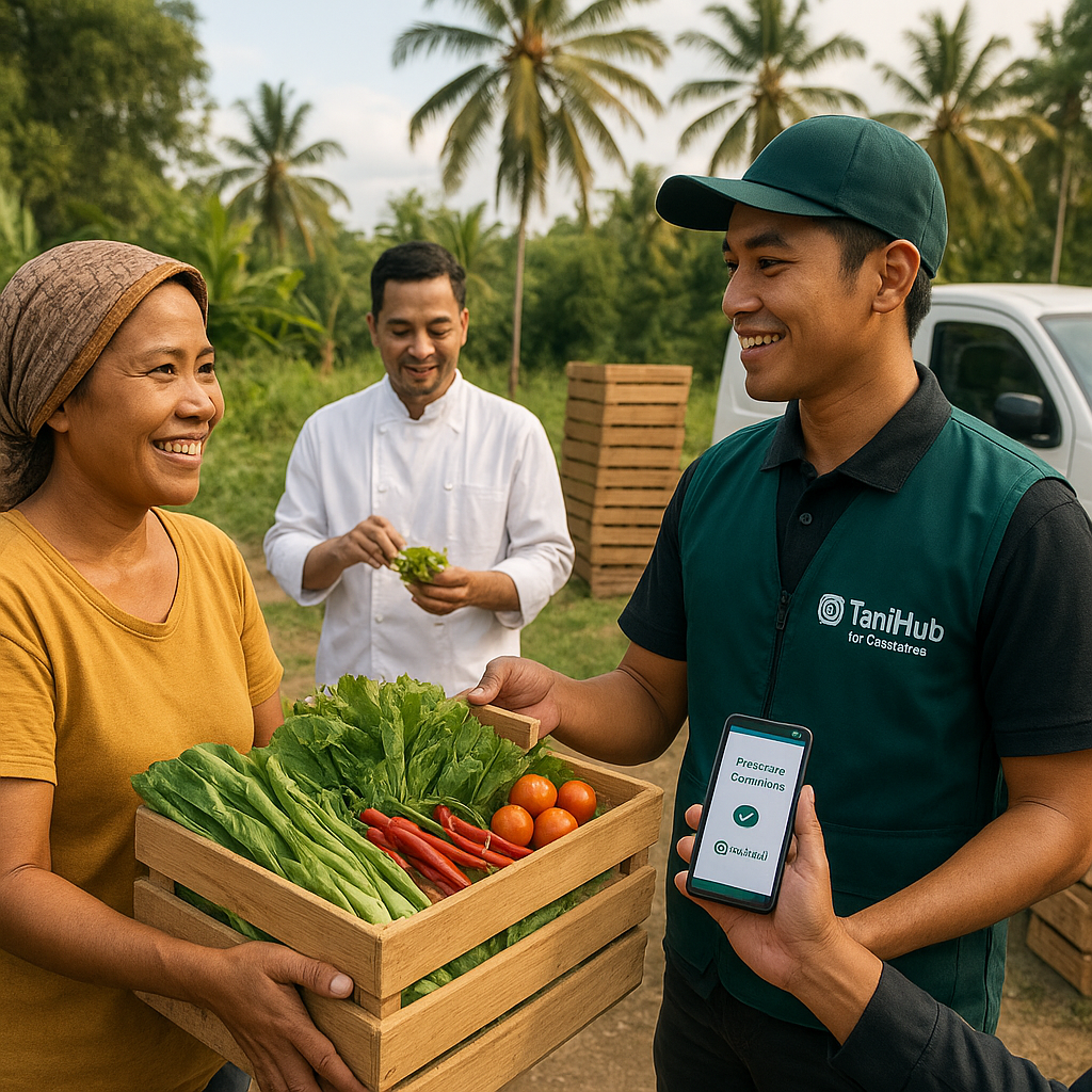 Platform 'TaniHub for Business' Koneksikan Petani Lokal Langsung ke Pasar Institusional, Kurangi Food Loss