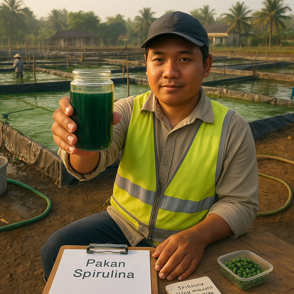 Mikroalga Spirulina sebagai Pakan Alternatif Berkelanjutan untuk Budi Daya Ikan