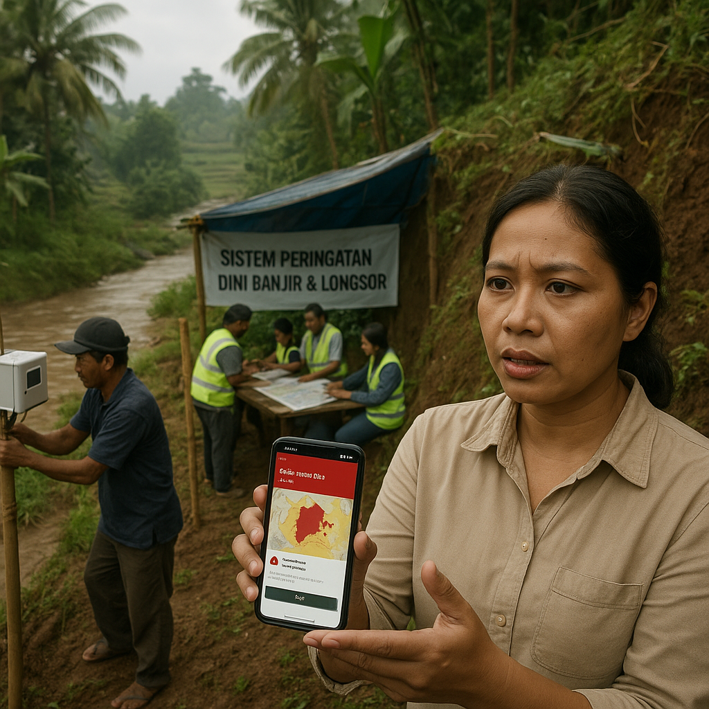 Sistem Peringatan Dini Banjir dan Longsor Berbasis Sensor Murah dan Partisipasi Warga
