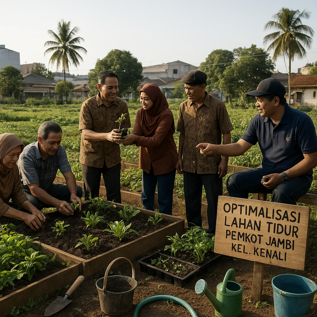 Optimalisasi Lahan Tidur di Pemkot Jambi untuk Dukung Ketahanan Pangan