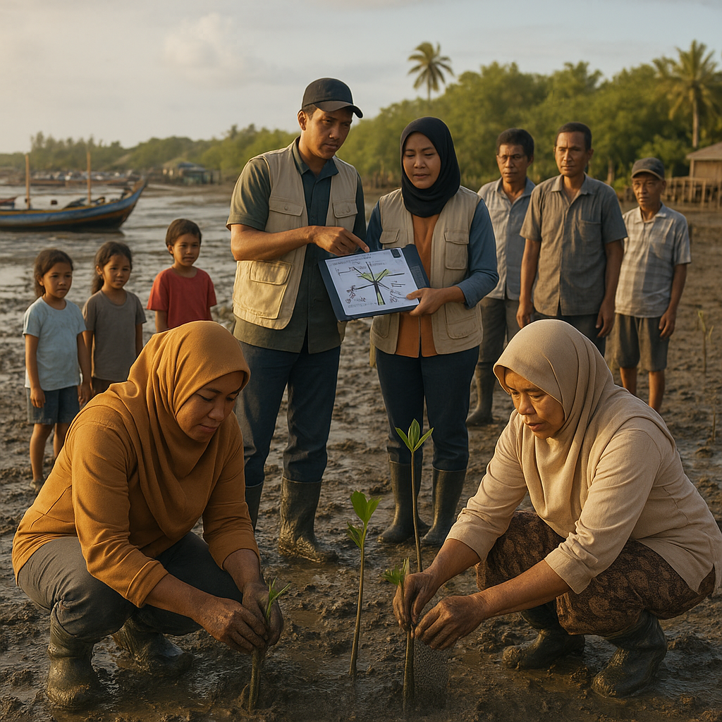 Wahana Visi Indonesia Rehabilitasi Mangrove untuk Perkuat Ketahanan Masyarakat Pesisir