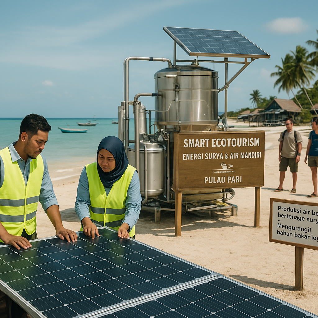Pulau Pari Kembangkan Konsep 'Smart Ecotourism' dengan Energi Surya dan Sistem Air Mandiri