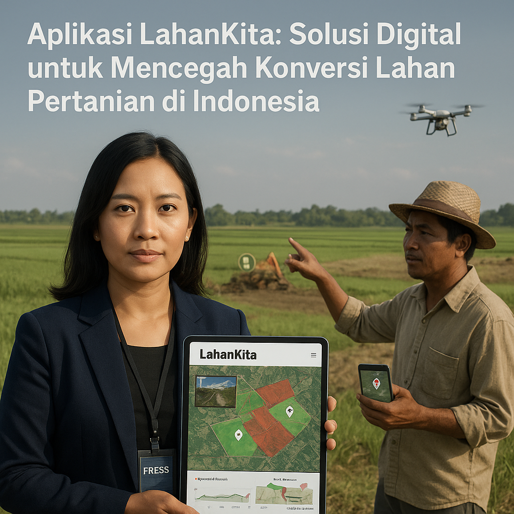 Aplikasi LahanKita: Solusi Digital untuk Mencegah Konversi Lahan Pertanian di Indonesia
