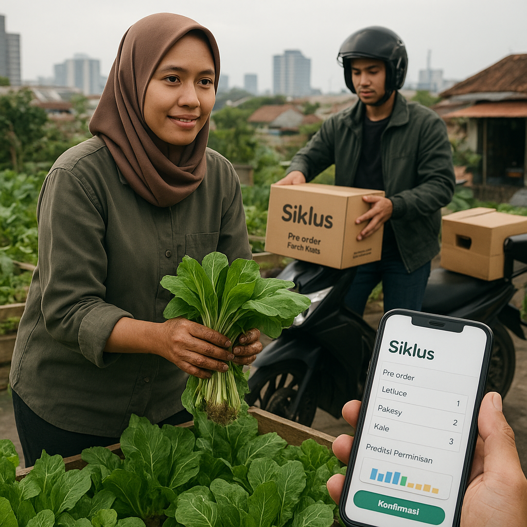 Aplikasi 'Siklus' Koneksikan Petani Lahan Sempit dengan Pasar, Kurangi Food Loss di Perkotaan