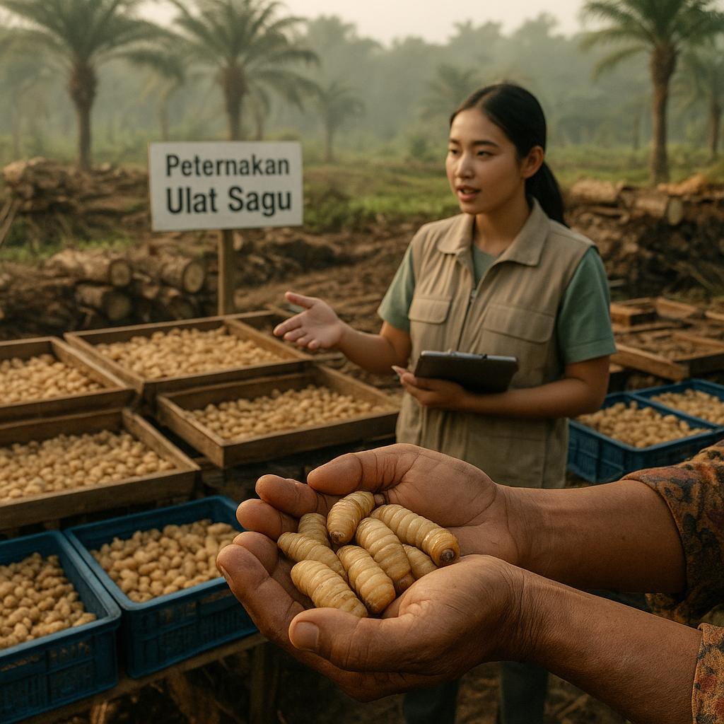 Perintisan Peternakan Ulat Sagu: Solusi Pangan Berprotein Tinggi dari Rawa