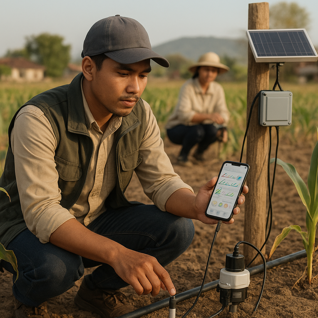 Keren! Petani Milenial di Bojonegoro Kembangkan IoT untuk Irigasi Hemat Air dan Pemupukan Presisi
