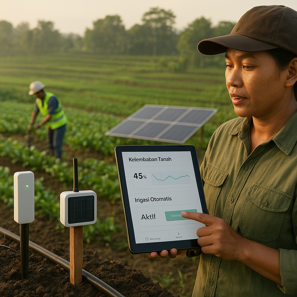 Implementasi Sistem IoT untuk Monitoring dan Efisiensi Air di Pertanian Presisi