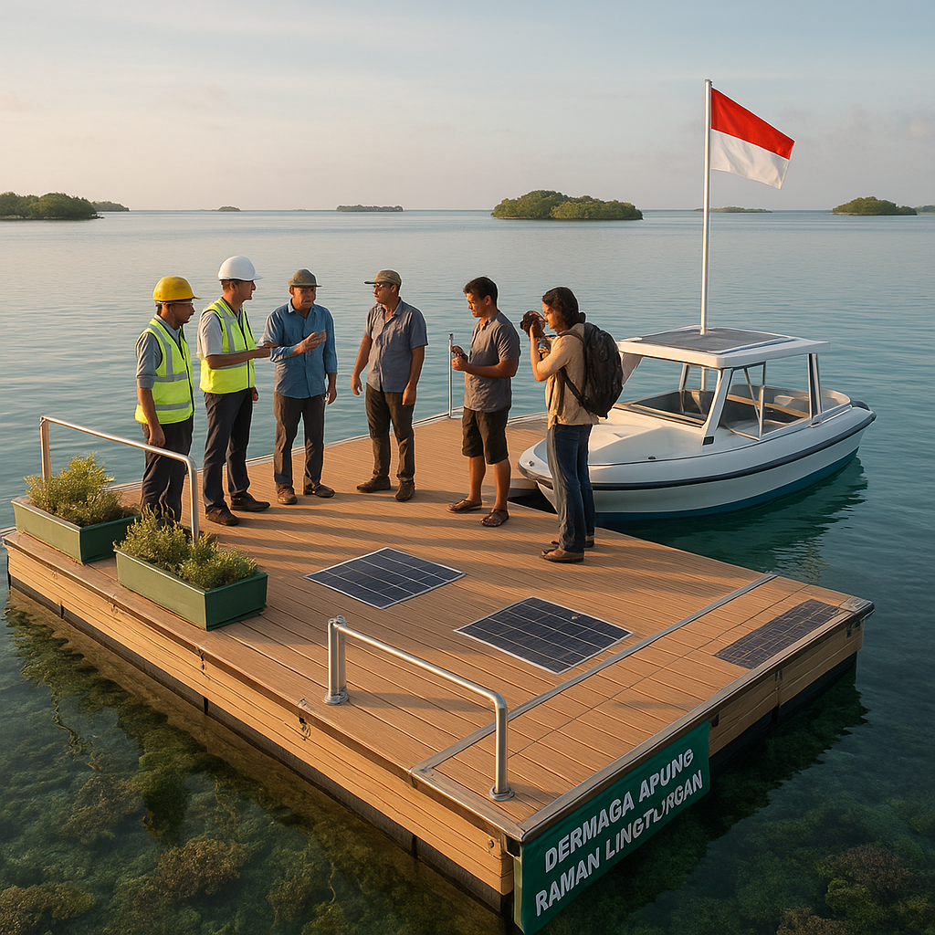 Green Floating Dock: Dermaga Apung Ramah Lingkungan yang Tingkatkan Ekosistem Pesisir di Kepulauan Seribu
