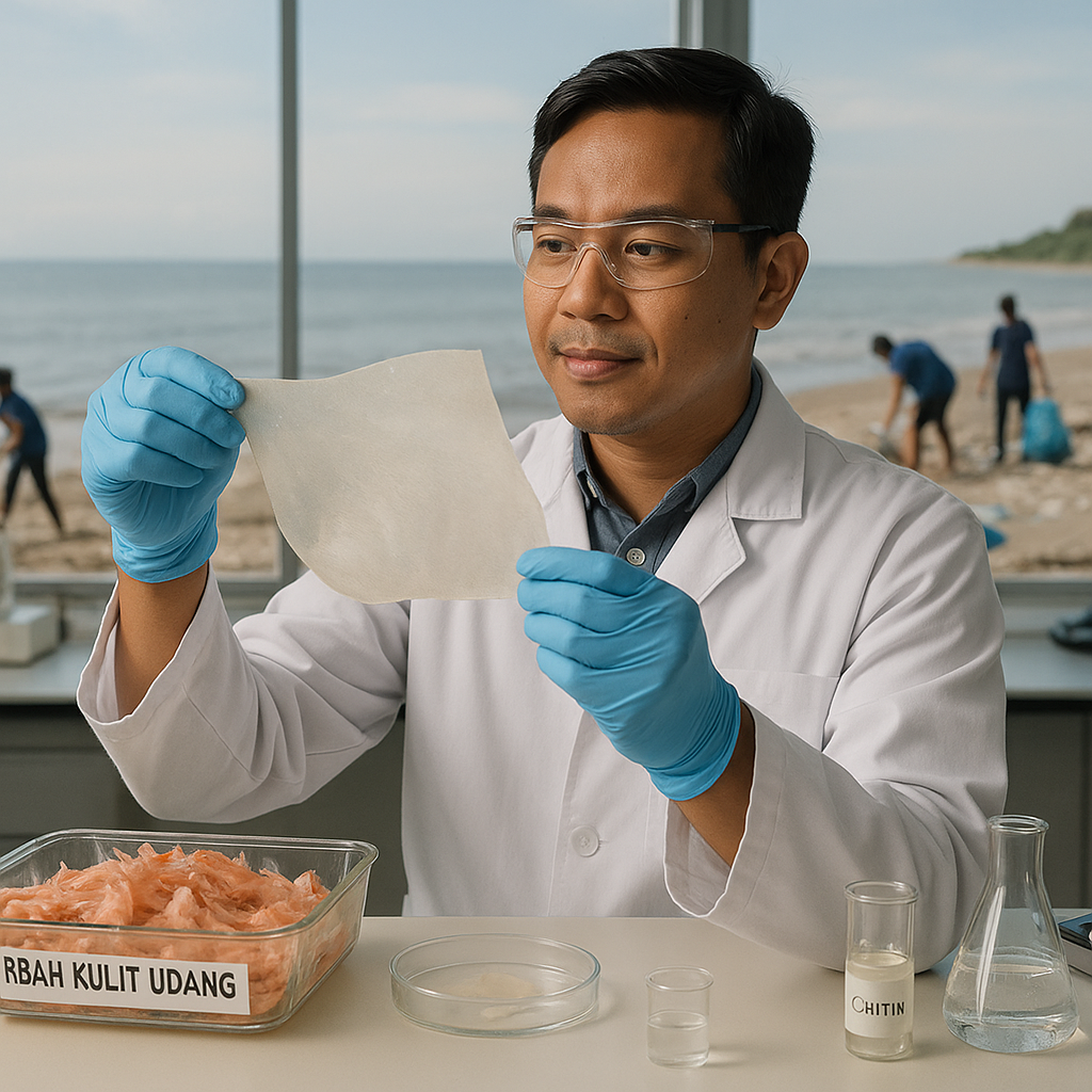 Kulit Udang Jadi Plastik Biodegradable: Inovasi Peneliti Indonesia Atasi Sampah Laut