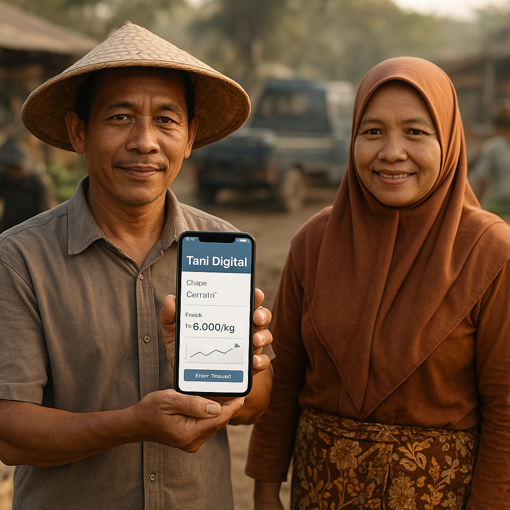 Aplikasi 'Tani Digital' Permudah Petani Akses Pasar dan Informasi Cuaca