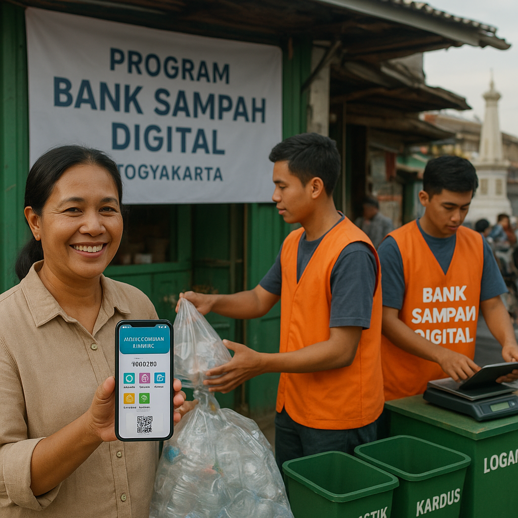 Program 'Bank Sampah Digital' di Yogyakarta Dorong Pengelolaan Limbah dan Inklusi Keuangan Warga