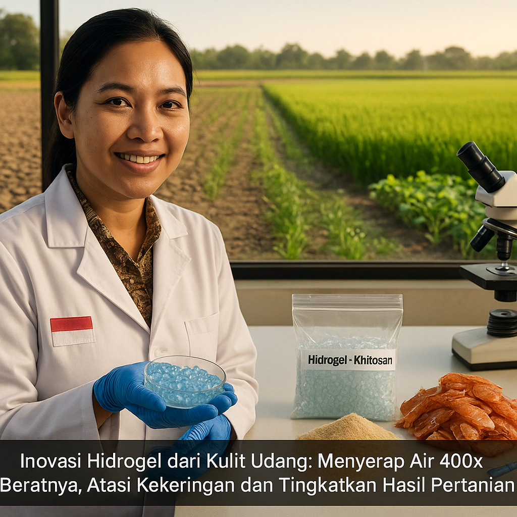 Inovasi Hidrogel dari Kulit Udang untuk Atasi Kekeringan dan Tingkatkan Hasil Pertanian