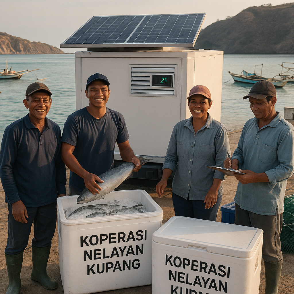 Koperasi Nelayan di NTT Sukses Terapkan Sistem Cold Chain Tenaga Surya untuk Kurangi Susut Hasil Tangkap