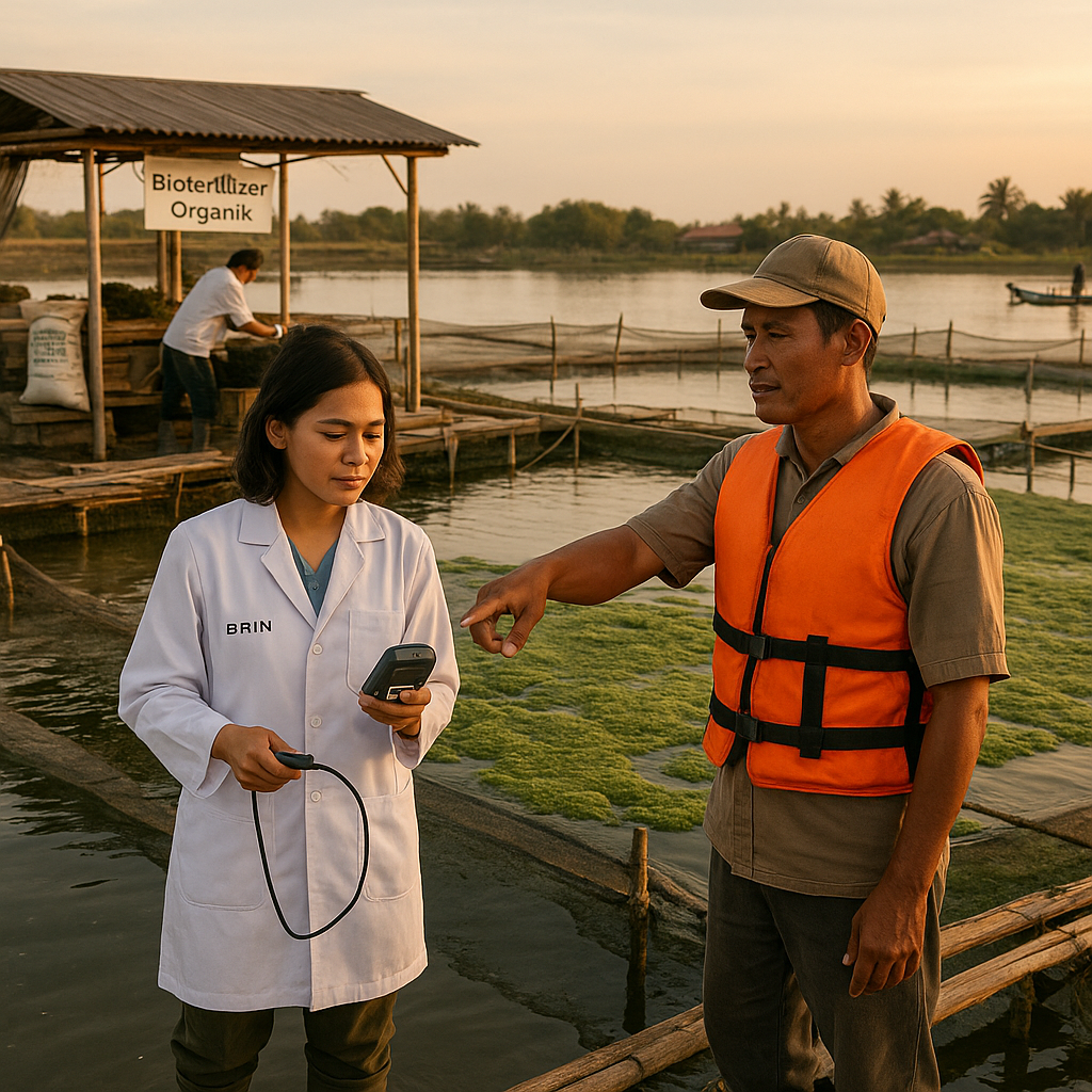 Pemanfaatan Alga untuk Bioremediasi dan Produksi Biofertilizer dari Limbah Tambak