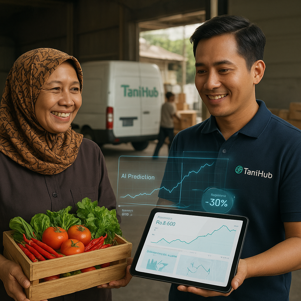 Aplikasi 'TaniHub' Integrasi AI untuk Prediksi Harga & Optimasi Logistik, Kurangi Losses Pangan 30%