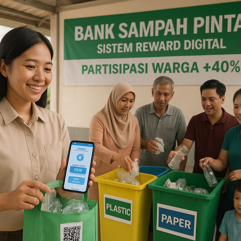Bank Sampah Pintar dengan Sistem Reward Digital di Surabaya Meningkatkan Partisipasi Warga