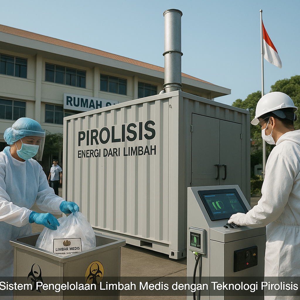 Sistem Pengelolaan Limbah Medis dengan Teknologi Pirolisis menjadi Energi di Fasilitas Kesehatan