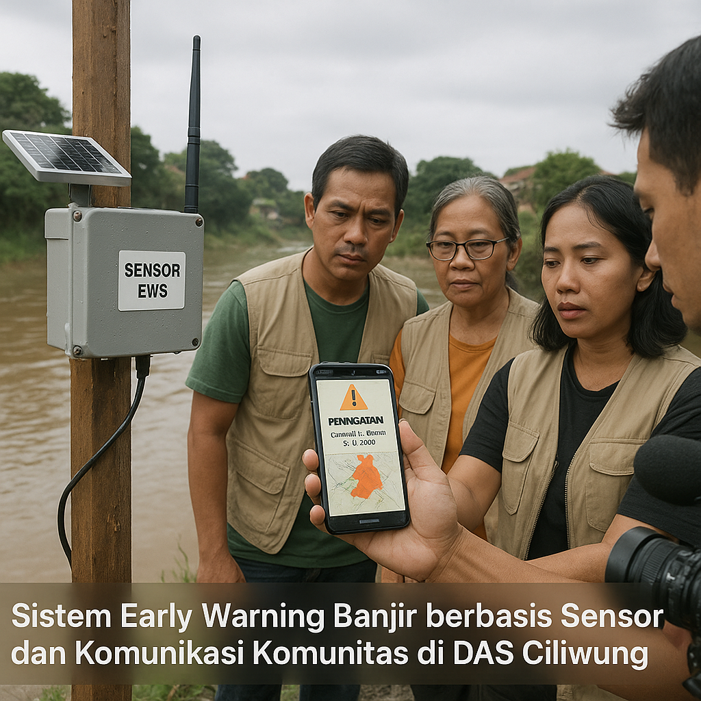 Sistem Early Warning Banjir berbasis Sensor dan Komunikasi Komunitas di Daerah Aliran Sungai (DAS) Ciliwung