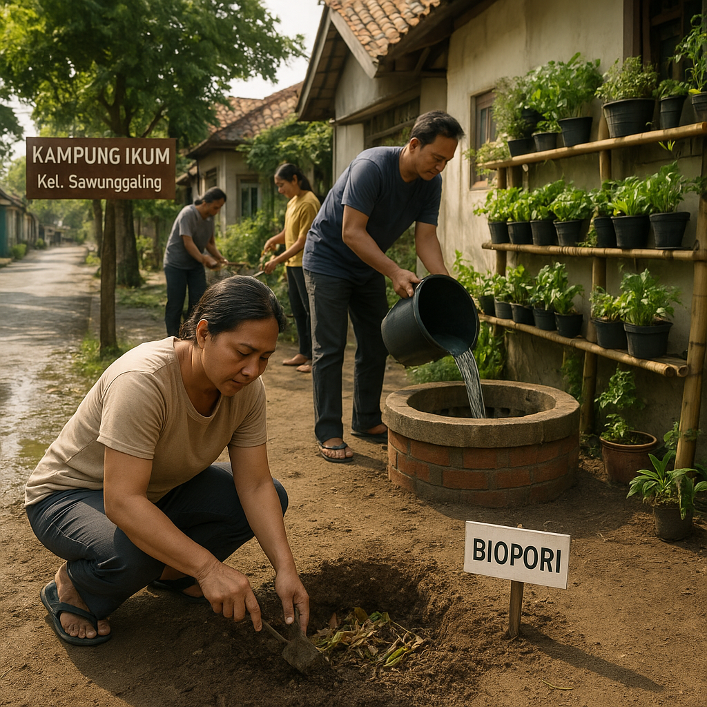 Kampung Iklim di Surabaya: Komunitas Warga Atasi Banjir dan Panas dengan Teknologi Sederhana