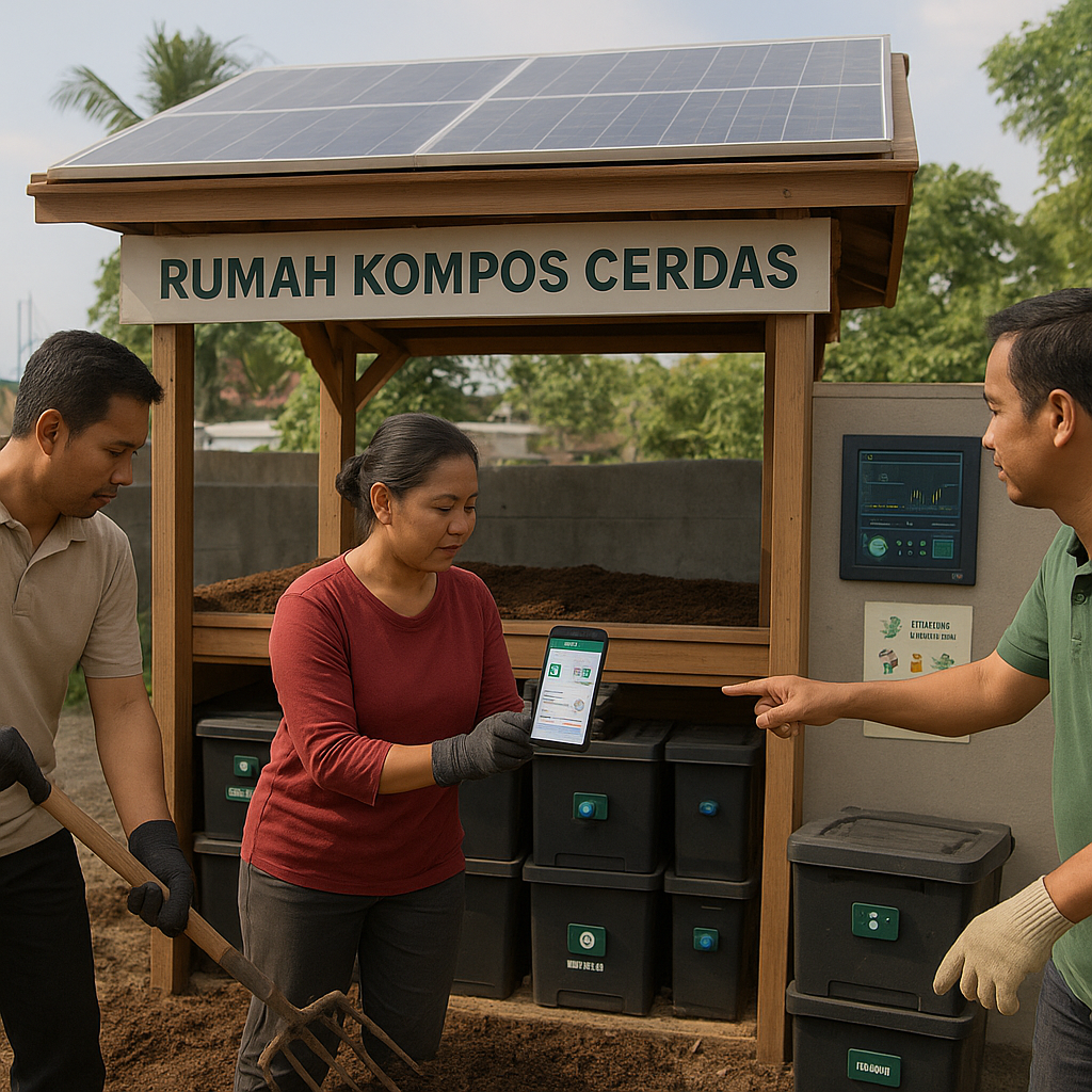 Rumah Kompos Cerdas di Surabaya: IoT untuk Optimalkan Pengolahan Sampah Organik Warga